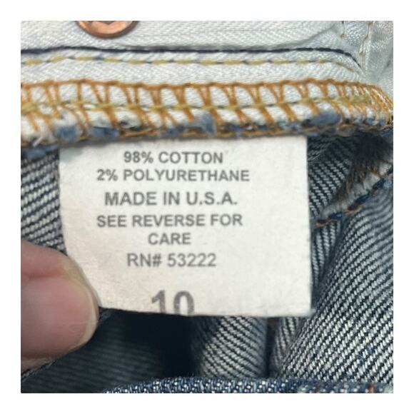 David Kahn Jeanswear Straight Leg Denim Jeans Women Size 10 - Picture 11 of 12